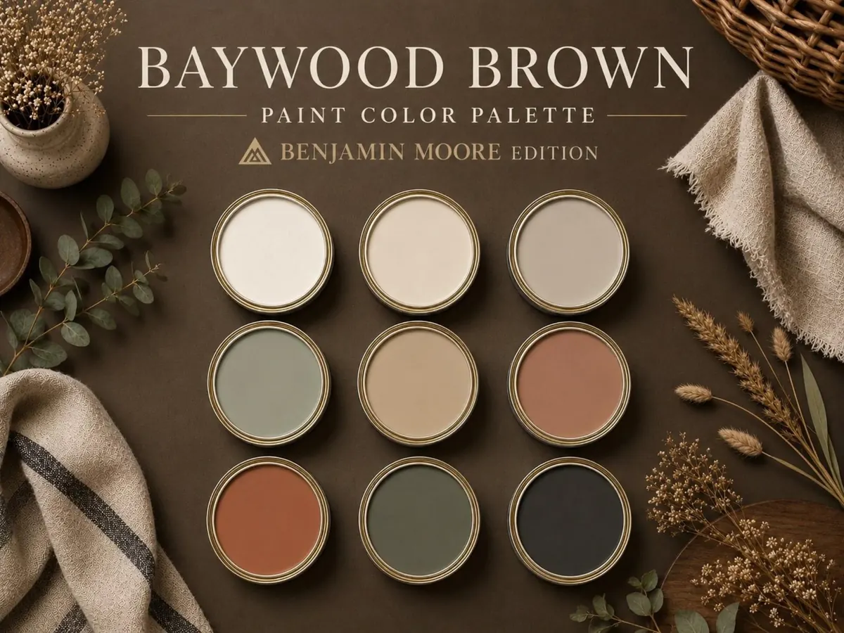 Baywood Brown Paint Palette — Benjamin Moore