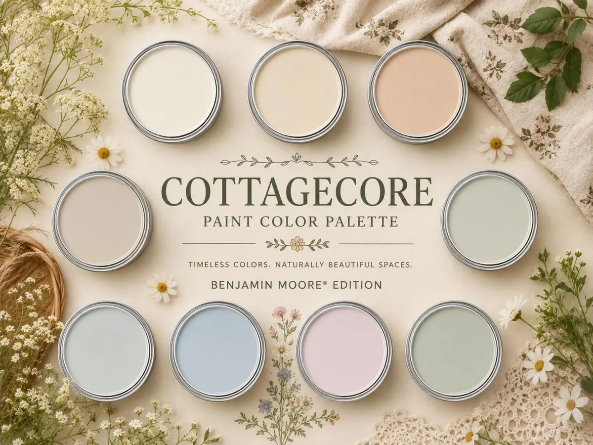 Cottagecore Paint Palette — Benjamin Moore