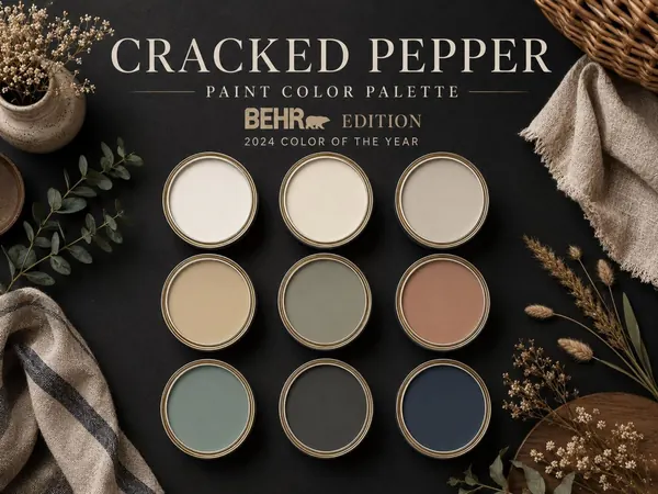 Cracked Pepper Paint Palette — Behr — cover