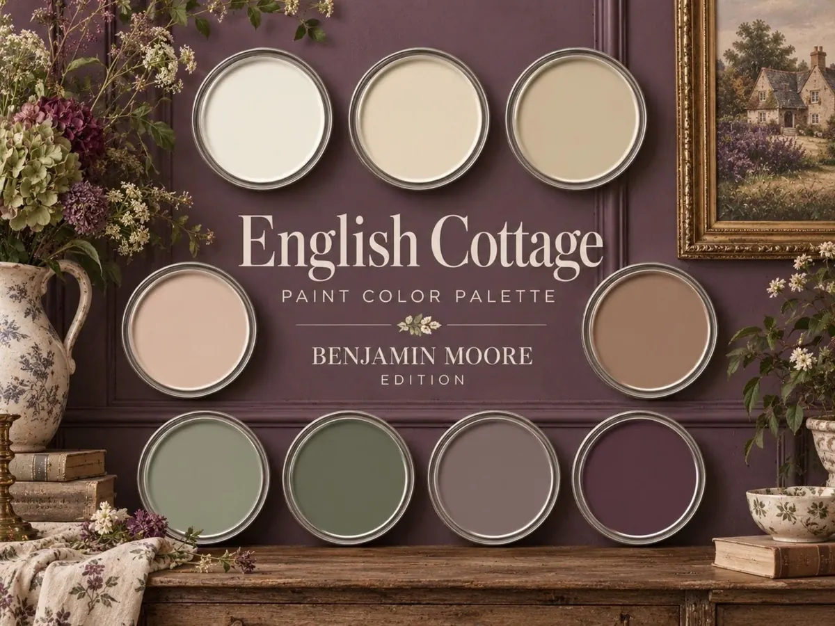 English Cottage Paint Palette — Benjamin Moore