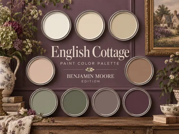 English Cottage Paint Palette — Benjamin Moore — cover