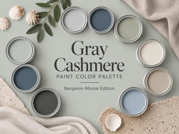 Gray Cashmere Paint Palette — Benjamin Moore — cover