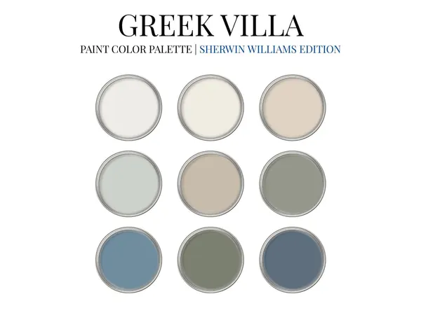 Greek Villa Paint Palette — Sherwin-Williams — cover