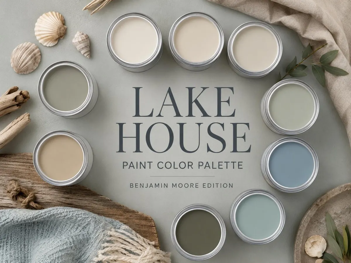 Lake House Paint Palette — Benjamin Moore