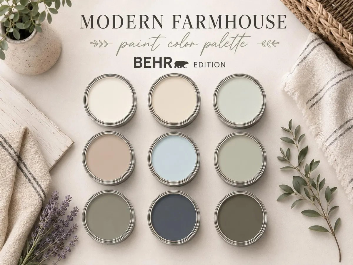 Modern Farmhouse Paint Palette — Behr