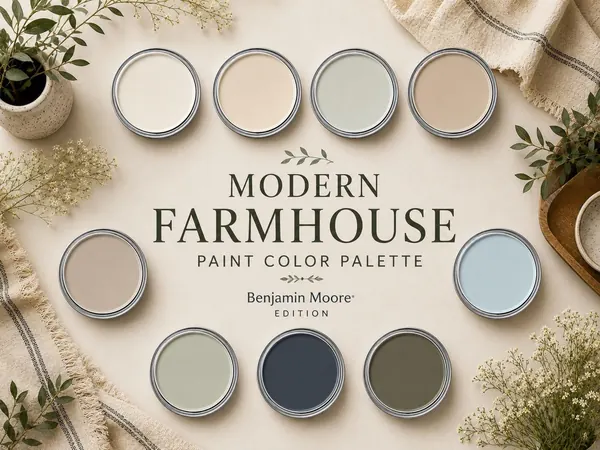 Modern Farmhouse Paint Palette — Benjamin Moore — cover