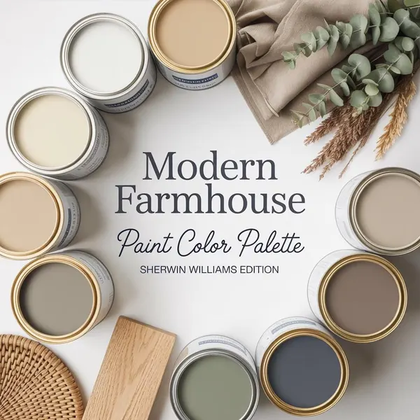 Modern Farmhouse Paint Palette — Sherwin-Williams — cover