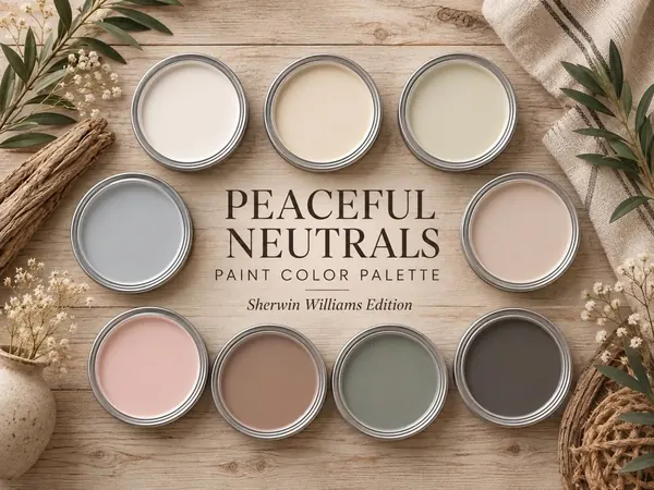 Peaceful Neutrals Paint Palette — Sherwin-Williams — cover