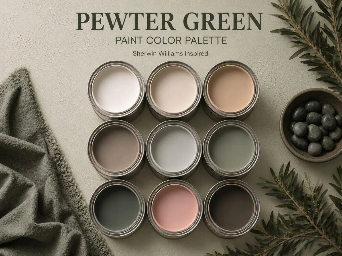 Pewter Green Paint Palette — Sherwin-Williams