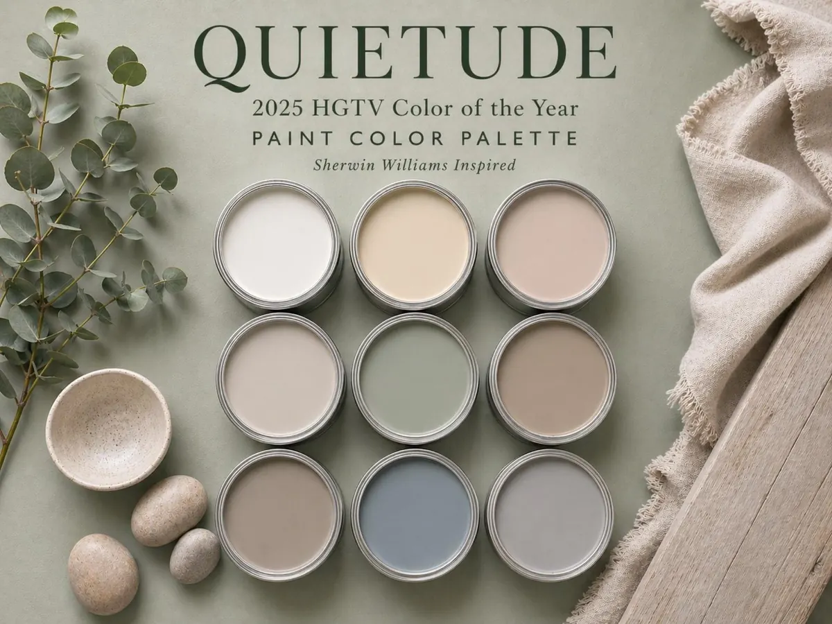 Quietude Paint Palette — Sherwin-Williams