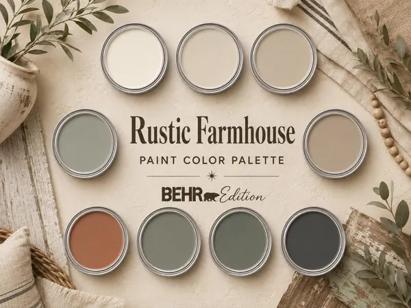 Rustic Farmhouse Paint Palette — Behr — cover