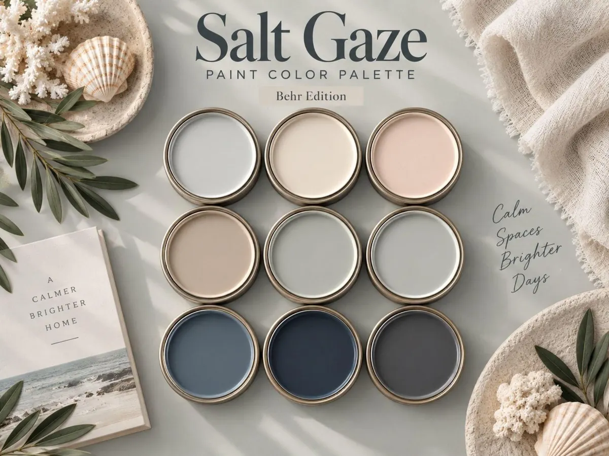 Salt Gaze Paint Palette — Behr