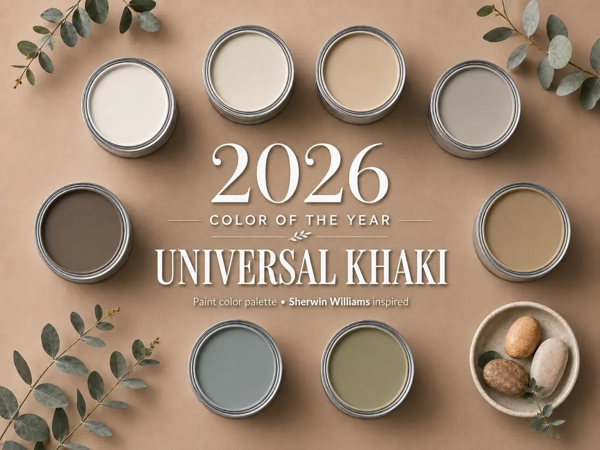 Universal Khaki Paint Palette — Sherwin-Williams