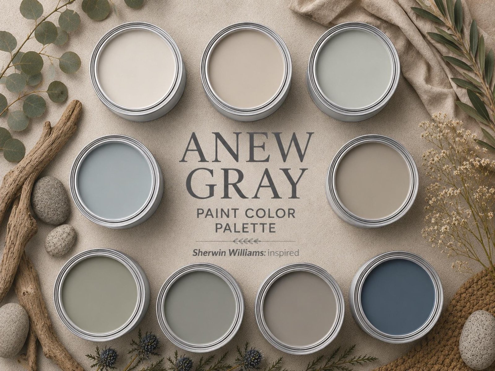 Anew Gray Color Collection (Sherwin-Williams Colors)