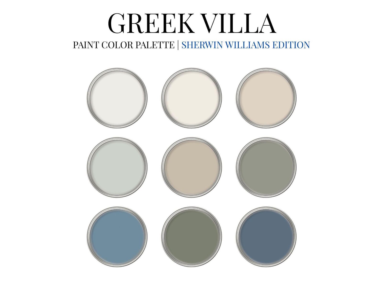Greek Villa Collection (Sherwin-Williams Colors)