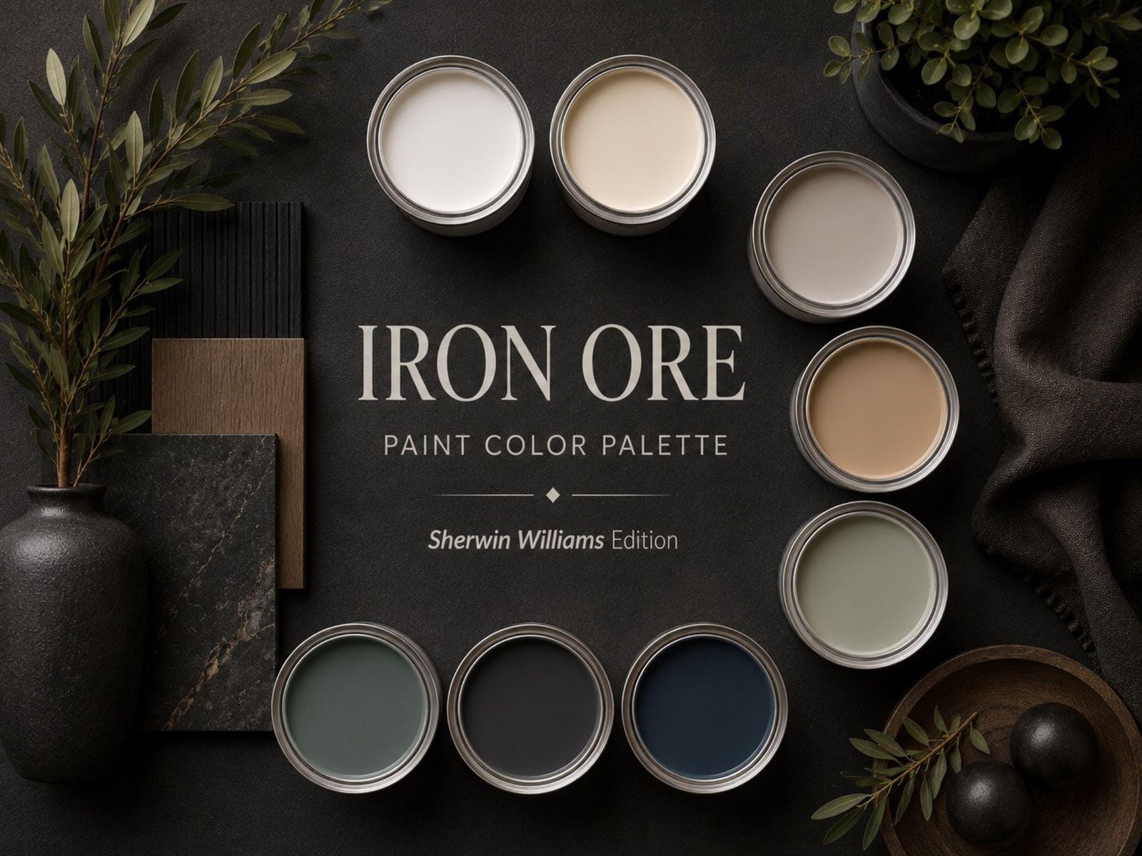 Iron Ore Paint Palette (Sherwin-Williams Colors)