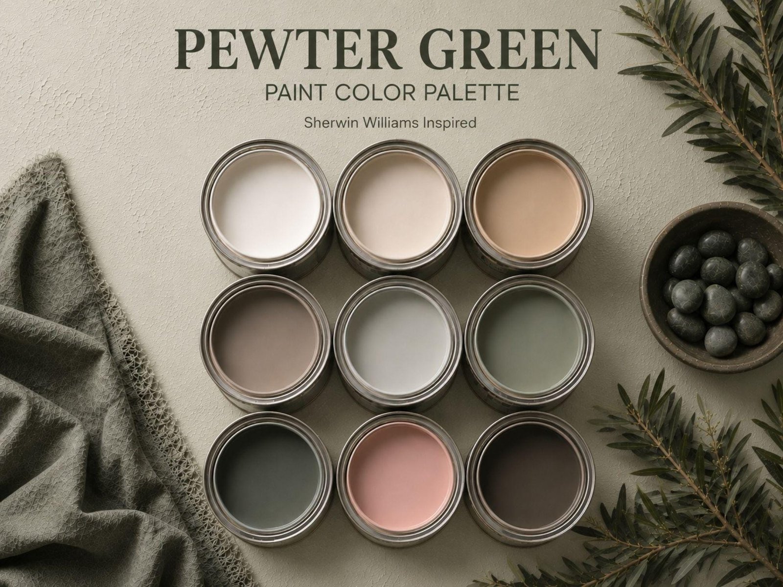 Pewter Green Paint Collection (Sherwin-Williams Colors)